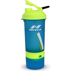 Nivia Dominator 2.0 Sports 650 ml shaker, kunststof, blauw