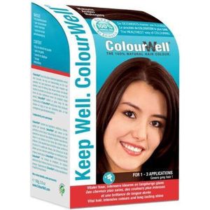 Colourwell 100% natuurlijke haarkleur mahonie 100 gram
