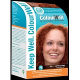 Colourwell 100% natuurlijke haarkleur koper rood 100 gram