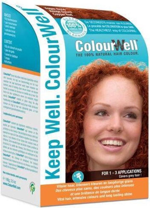 Colourwell - Haarkleuring - Koper Rood - 100% Natuurlijk