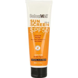 Colourwell Natuurlijke zonnecreme SPF50  100 Milliliter