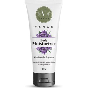 Vanan - Lavender Body Moisturizer - Lavendel - 200ml - Natuurlijke Ingrediënten