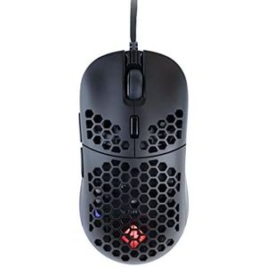 Cosmic Byte Kilonova 3370IC PRO X-Light Wired Gaming Mouse (Black) | 65 Grams | Pixart 3370 Sensor | DIY Hot Swappable Switches | 0.8MM PTFE Feet | Adjustable Debounce Rate | Honeycomb Design