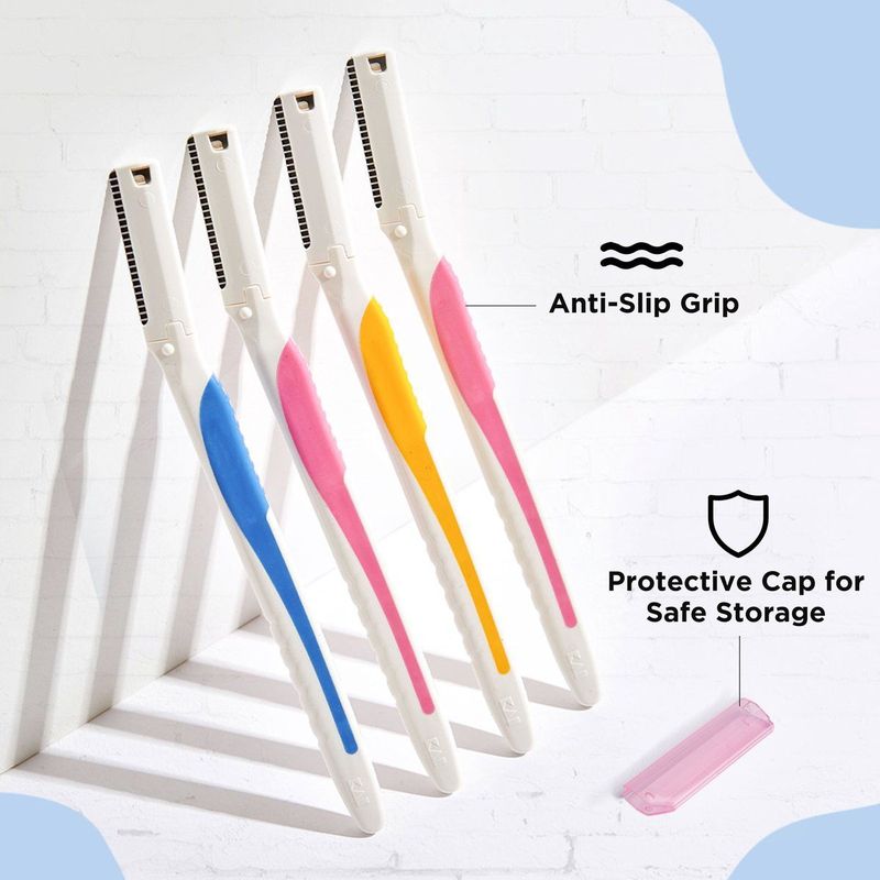 FURR - Face Razor Set - 4 Scheermesjes - Chromium - PTFE