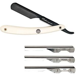 Parker - PTAWK - Scheermes - Wit - Roestvrij Staal - Verstelbaar met 3 Inzetstukken