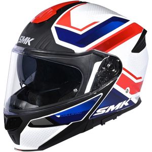 SMK - Gullwing Supertour - Systeemhelm - Wit Blauw