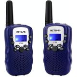 1 paar RETEVIS RT388 0.5W US Frequentie 462.5625-467.7250MHz 22CHS Handheld Kinderen Walkie Talkie (Paars)