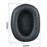 1 paar geschikt voor Logitech GPROX hoofdtelefoon spons beschermhoes (zwarte flanel)