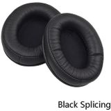 1 paren Headset Sponge Cover Oor Pad Lederen Case Voor Kingston Cloud Silver II  Kleur: Zwarte Splicing