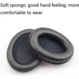 1 paren Headset Sponge Cover Oor Pad Lederen Case Voor Kingston Cloud Silver II  Kleur: Zwart