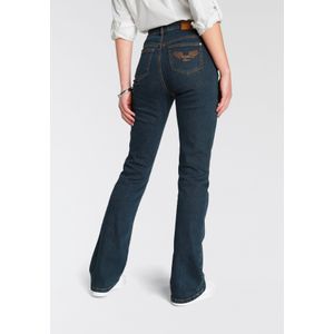 Arizona Bootcut-Jeans Comfort-Fit ausgestellte Beinform, mit Eingrifftaschen, High-Waist