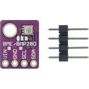 OTRONIC® 3-in-1 sensor Temperatuur Luchtvochtigheid en Luchtdruk | 5V | I2C | Bosch BME280 | Voor Arudino