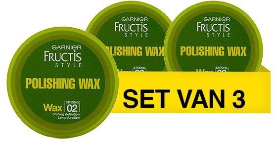 Fructis - Style - Haarwax - 3x 75 ml - Hold Level 2