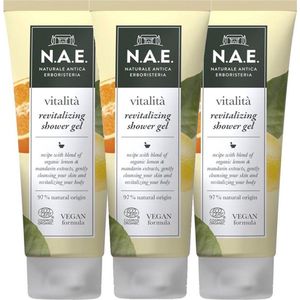 N.A.E. Vitalita Moisturizing Douchegel - Voordeelverpakking - 3 x 200 ml