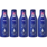 Nivea - Verzorgende Bodymilk - 5x 400 ml - Met Amandelolie