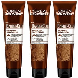 L'Oréal Paris Men Expert Barber Club Scheercreme - Multipack - 3 x 150 ml