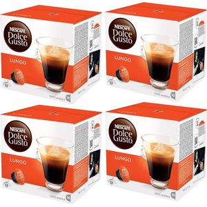 Nescafe Dolce Gusto Lungo Koffiecups - Multi Pack - 4 x 16 Stuks