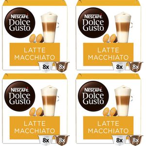 Nescafe Dolce Gusto Latte Macchiato Koffiecups - Multi Pack - 4 x 16 Stuks
