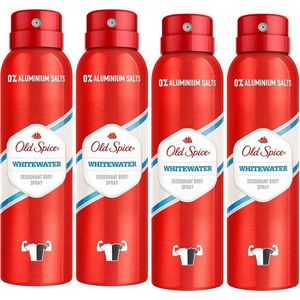 Old Spice Deodorant Spray Whitewater Multi Pack - 4 x 150 ml