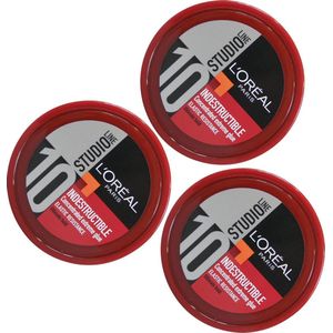 Loreal Paris - Studio Line Indestructible - Haargel - 3 x 150 ml