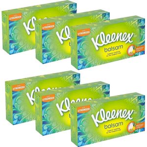 Kleenex Balsam Tissues - 3 laags - voordeelverpakking - 6 x 72 stuks