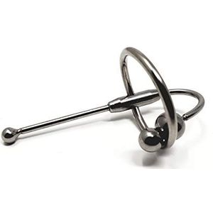 The Bondage Locker penis plug urethral met eikelring en sperma stopper
