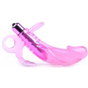PleasureBox triple pleasure anal g-spot en de clitoris vibrator roze kleur