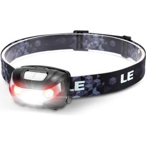 Hoofdlamp Rood En Wit Licht LED Met Accu Oplaadbaar 13000 Lumens Helm Headlamp Lenser Waterdicht Kopen