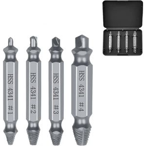 Schroef Uitdraai Set - Kapotte Dolle Schroeven Uitdraaier - Verwijderset - Set van 4