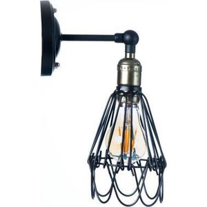 Industriële wandlamp Noli inclusief led lichtbron 4 watt E27