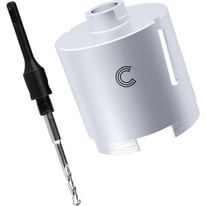 SHDIATOOL Diamond Core Boor 2PK 82mm M16 Draad met SDS-Plus Adapter en Center Boor voor Beton Metselwerk