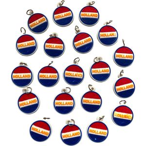 Grazy Loom - 20 stuks - Loom Bedels - Holland - Voetbal - Loom - Charms