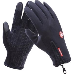 Luxe Touchscreen Sport Handschoenen - M - Zwart