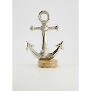 Maritiem (strand Artikelen) - Anchor Aluminum 22x8x15cm Natural