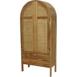 Meubels - Cabinet Teakwood Indoor Natura - Breed 38cm Diep 80cm Hoog 173cm