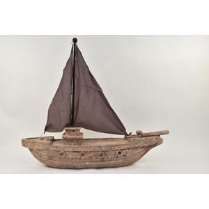Maritiem (strand Artikelen) - Boot Xl Polyester - Breed 93cm Diep 25cm Hoog 80cm