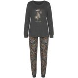Vivance Dreams Pyjama, (4 tlg., 2 Stück), mit Frontdruck