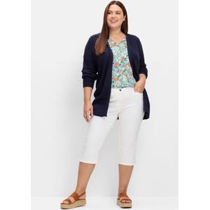 Capri Broek - Wit - Katoen - Comfortabele Pasvorm - 3/4-lengte