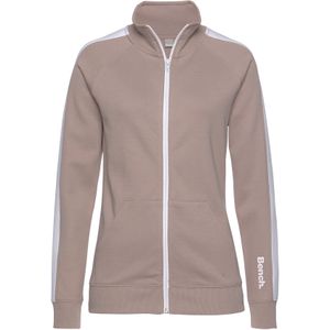 Bench. Loungewear Sweatvest met zijstrepen en staande kraag, loungewear