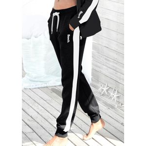 Bench. Loungewear Sweatbroek met strepen opzij en smalle pijpen