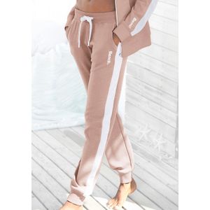 Bench. Loungewear Sweatbroek met strepen opzij en smalle pijpen