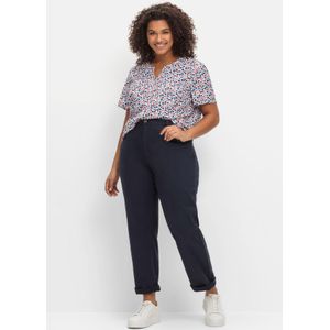 Dames 5-pocketbroek in marine