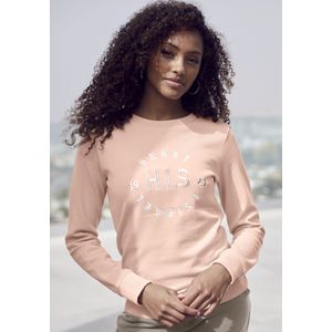 H.I.S Sweatshirt  rosé / zilver / wit