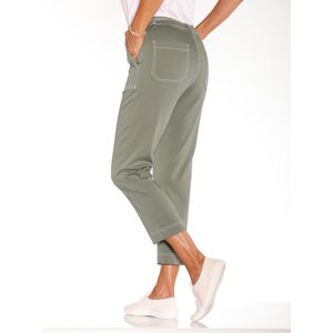 Dames 7/8-jeans in kaki