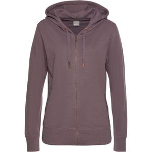 Bench - Loungewear - Sweatvest - Mauve mêlee - Met Zakken en Rits