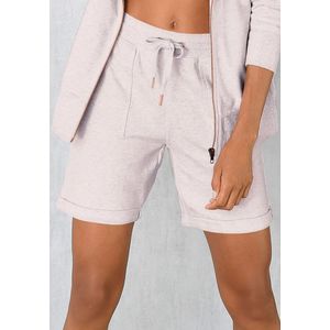Bench - Loungewear Bermuda - Beige Mêlee - Met Opgerolde Pijpzoom