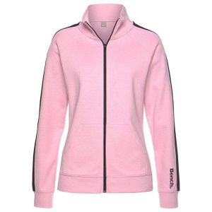 Sweatvest - Effen - Katoen - Opstaande Kraag - Lange Mouwen