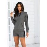Bench. Loungewear Kapuzensweatshirt, mit Seitenstreifen und Kängurutasche, Loungeanzug, Hoodie