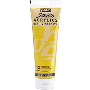 Pebeo 250 ml Studio Acryl Verf, Licht Azo Geel