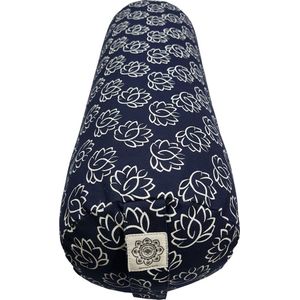 Yoga Bolster Print Donkerblauw Lotus